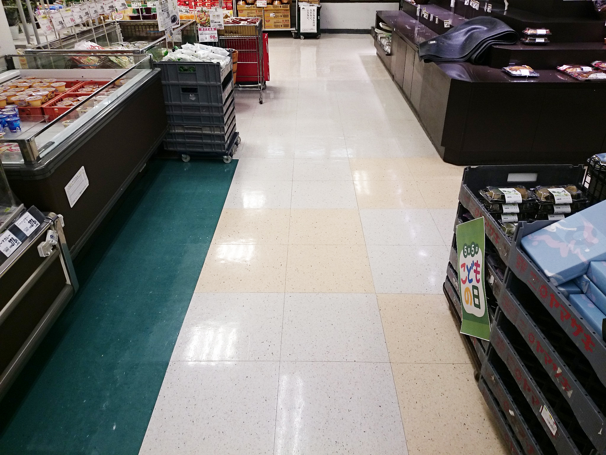 ソリッドシール（コーティング）/床清掃：10_施工後_ソリッドシール3層