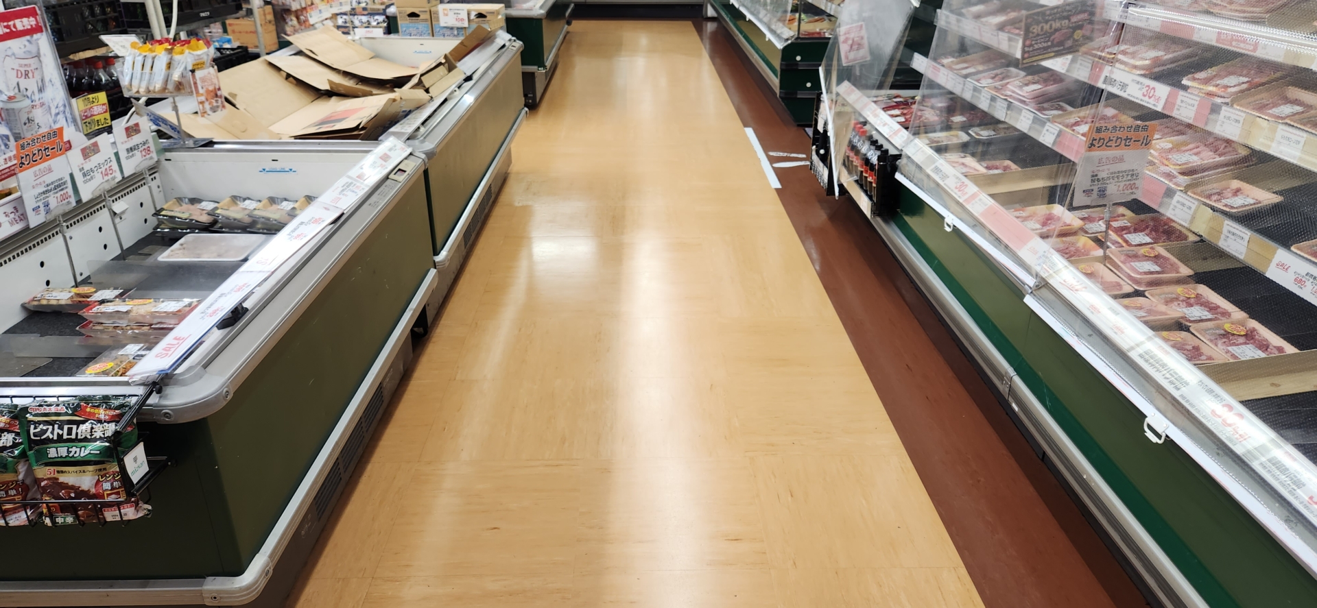 ソリッドシール（コーティング）/床清掃：02_施工後 / ソリッドシール2層