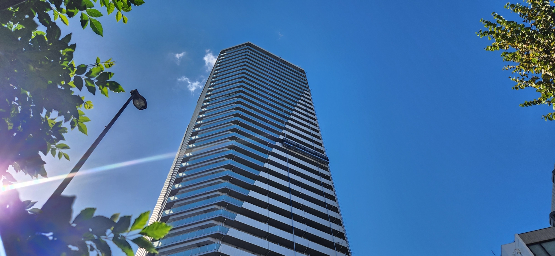 外壁工事/外壁洗浄（修繕工事）：01_施工中