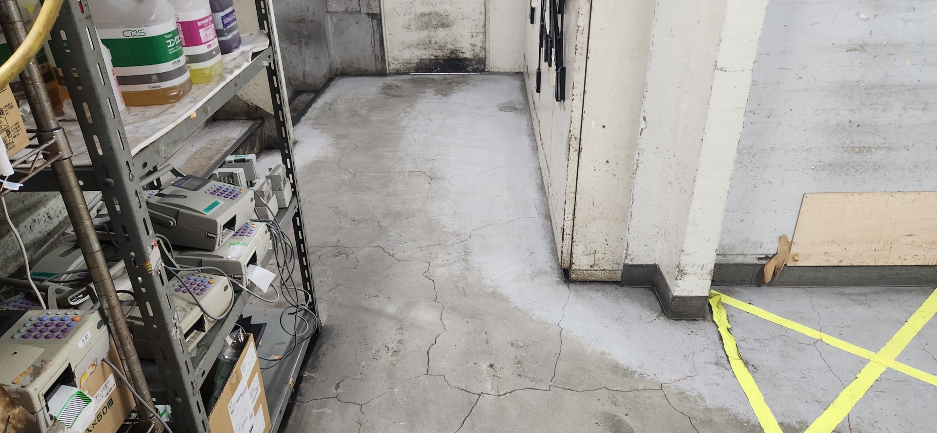 モルタル油除去洗浄/床清掃：⑤施工後