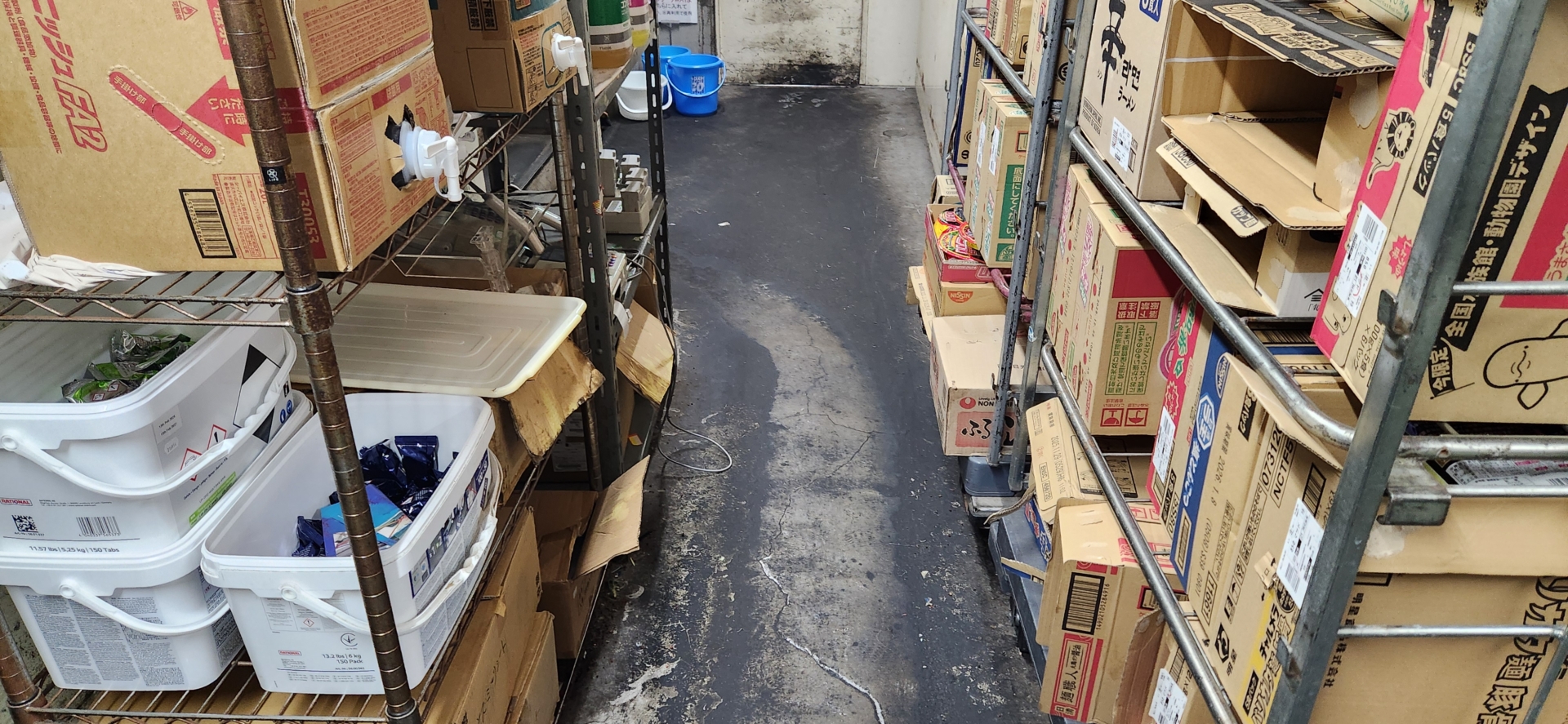 モルタル油除去洗浄/床清掃：④施工前